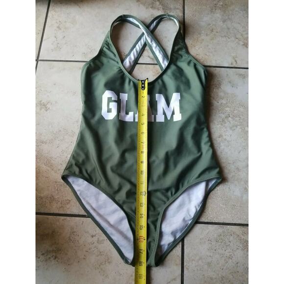 Marilyn Monroe "Glam' Green Swimsuit Women's Size M - Picture 2 of 12